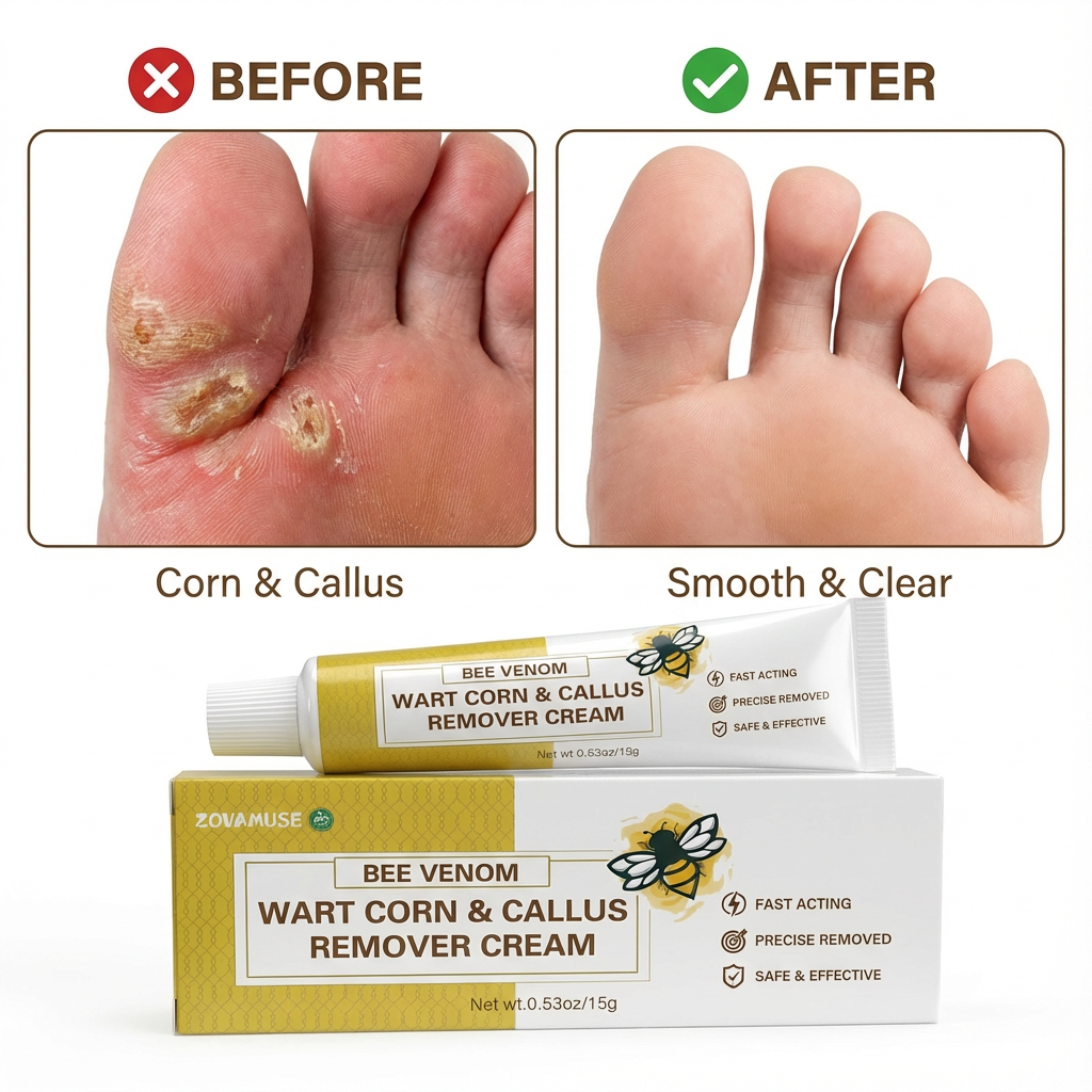 👓Best Selling 48% Off🔥Bee Venom Corn & Callus Remover Cream