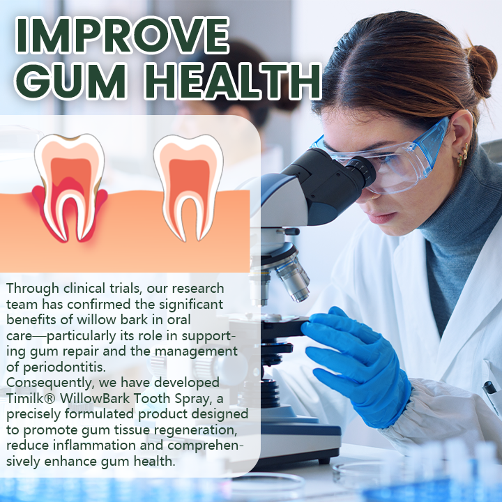 🦷Timilk® WillowBark Tooth Spray🛡️🌿 Multi-Repair for Dental problems🦷