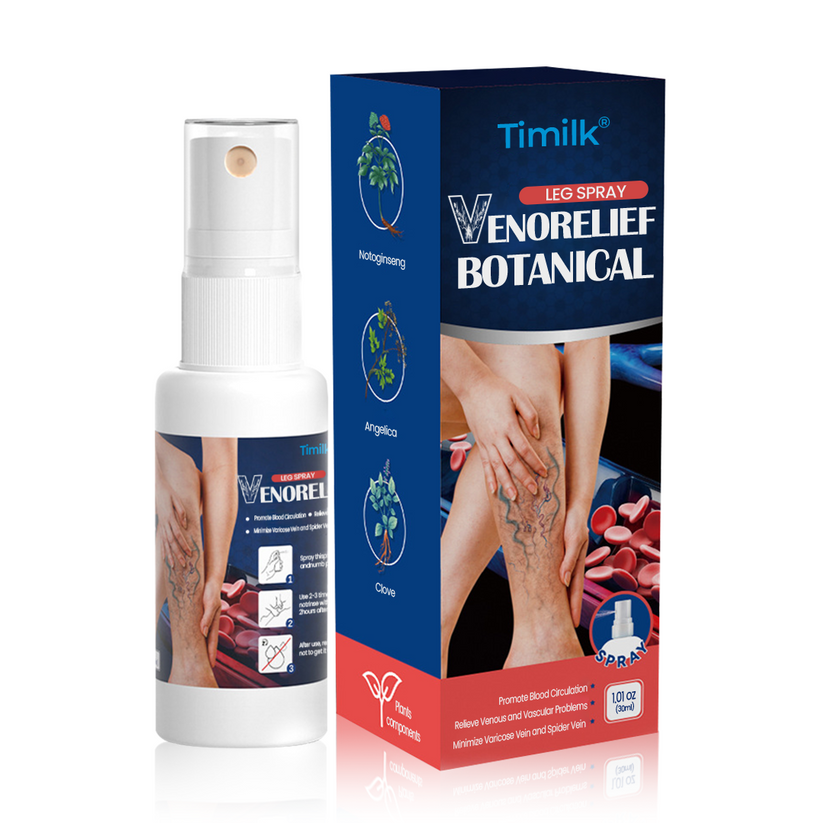⏳Limited-time 49% off⏰💥Timilk® VenoRelief Botanical Leg Spray
