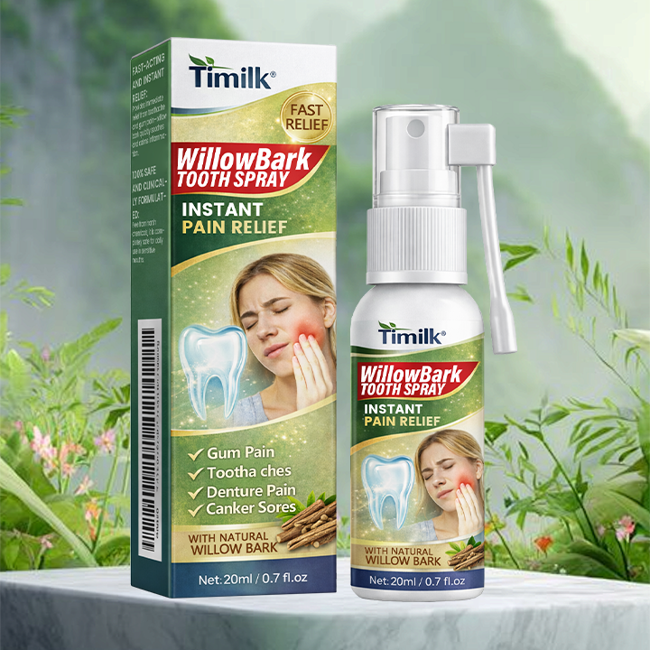 🦷Timilk® WillowBark Tooth Spray🛡️🌿 Multi-Repair for Dental problems🦷