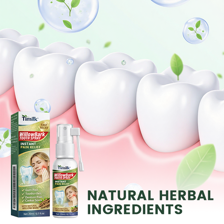 🦷Timilk® WillowBark Tooth Spray🛡️🌿 Multi-Repair for Dental problems🦷
