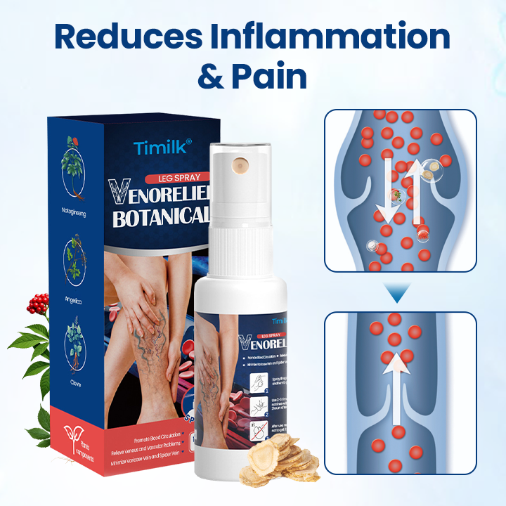 ⏳Limited-time 49% off⏰💥Timilk® VenoRelief Botanical Leg Spray