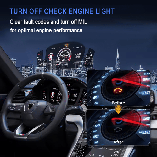 OBD2 Advanced Diagnostic Tool Professional Engine Code Reader