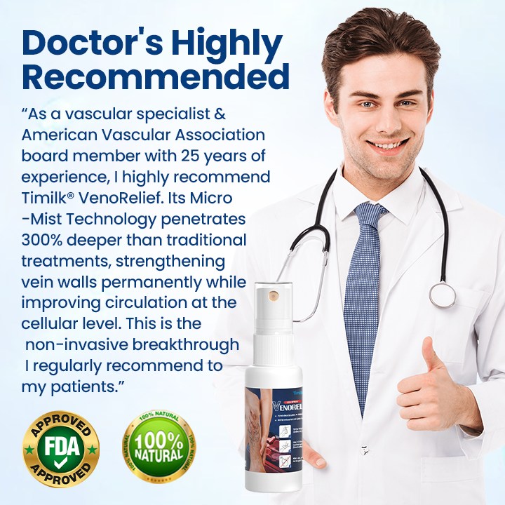 ⏳Limited-time 49% off⏰💥Timilk® VenoRelief Botanical Leg Spray